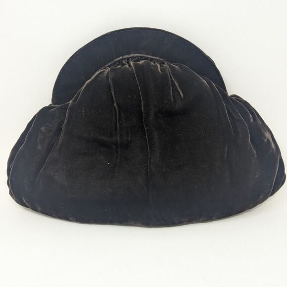 Vintage Velvet Clutch Bag Brown - Picture 11 of 11